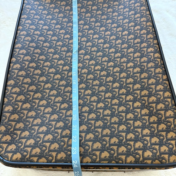 Vintage 1970s Christian Dior Diorissimo Pullman Suitcase 100% Authentic 28x18x8 - Picture 16 of 16